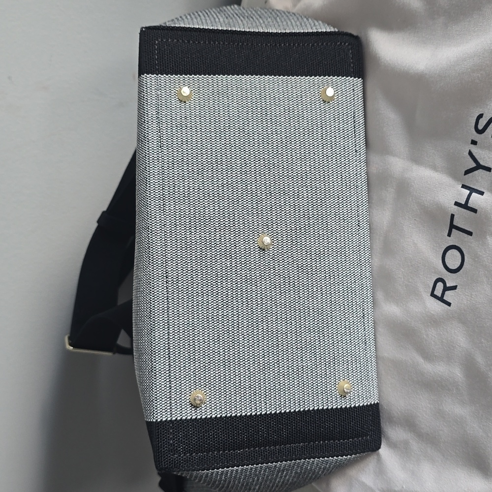 Rothy's The Handbag In Gray/Black - Picture 5 of 11
